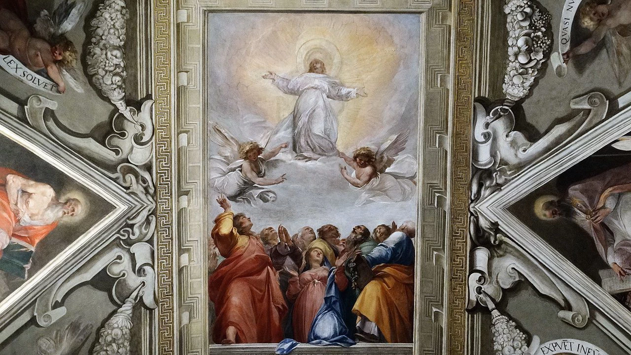 Santa Prassede (Roma), Cappella Olgiati - Assunzione